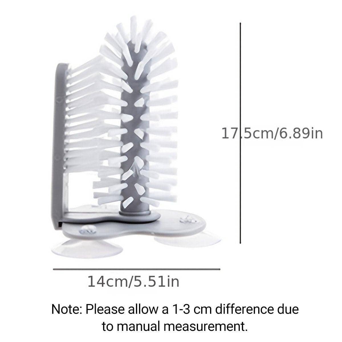 Suction Cup Bottle and Glass Cleaning Brush, Pack of 2 - view 3