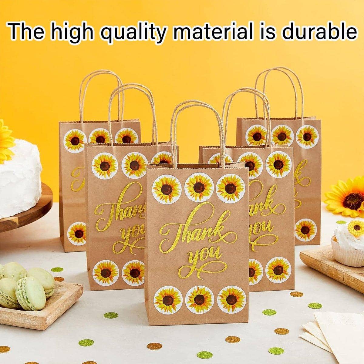 Sunflower Decorative Stickers - 2 Rolls, 1000 Pieces - view 5