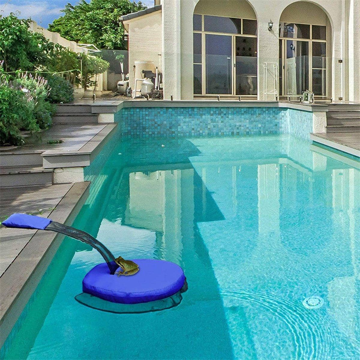 Swimming Pool Critter Saver Animal Escape Ramp, Blue, High Visibility - view 4