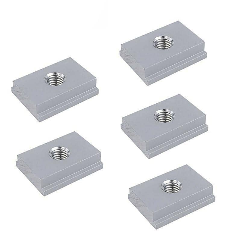 T-Track T-Slot Slider Miter Aluminium Alloy Jig Tool Woodworking Set - M6, Pack of 5