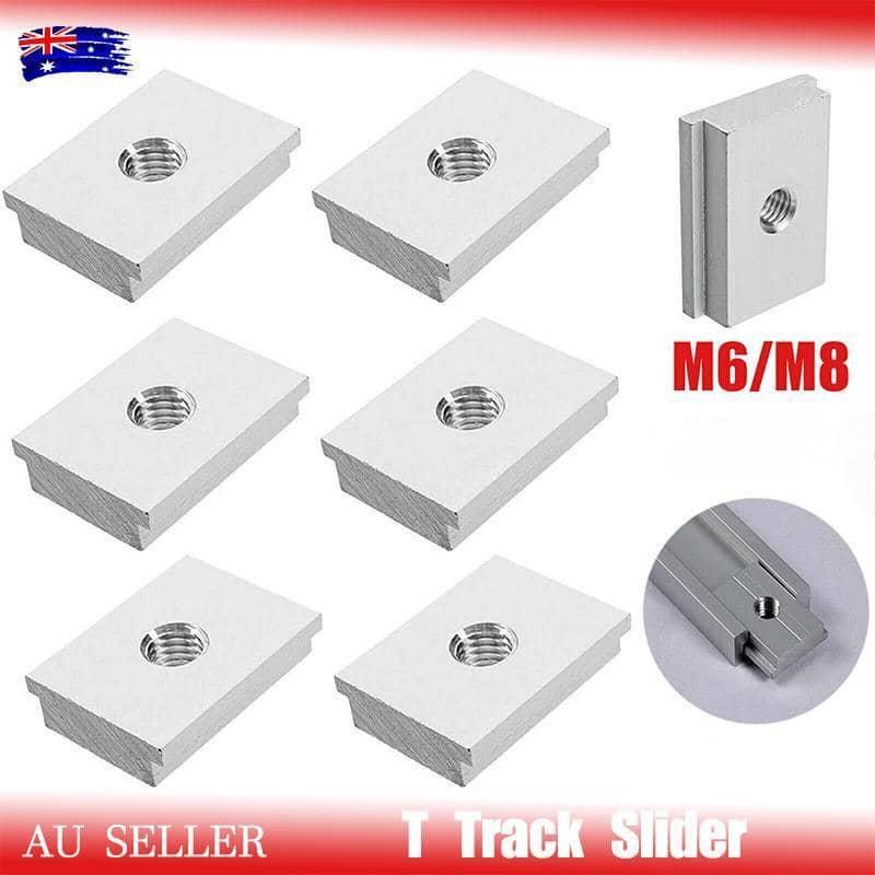 T-Track T-Slot Slider Miter Aluminium Alloy Jig Tool Woodworking Set - M6, Pack of 5 - view 2