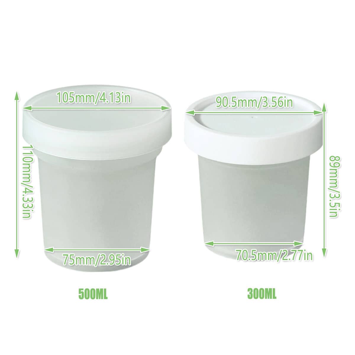 Takeaway Dessert Cups with Lids - 500 ml, Pack of 50 - view 4