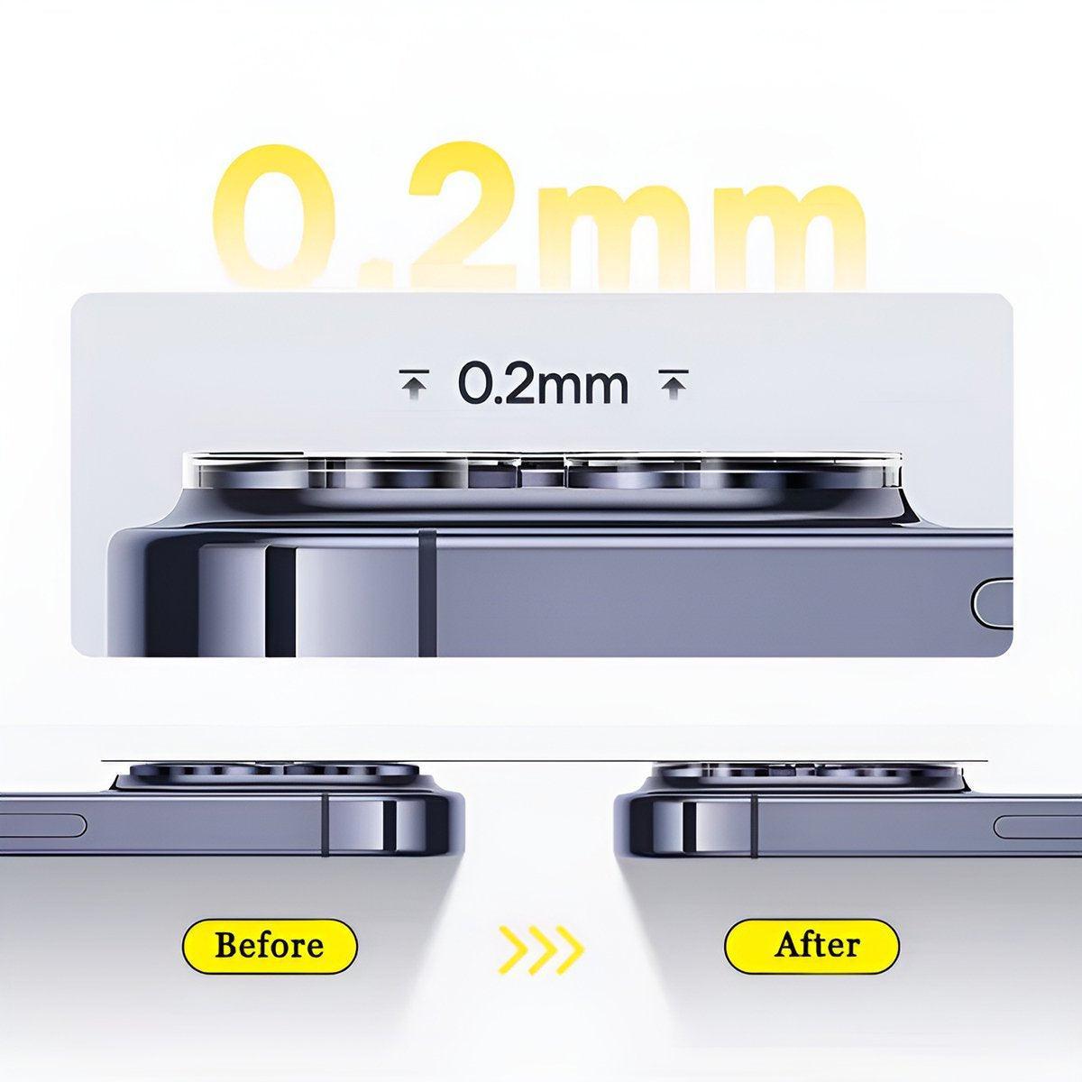 Tempered Glass Camera Lens Protector, Pack of 2 - iPhone 15 Pro and 15 Pro Max - view 4