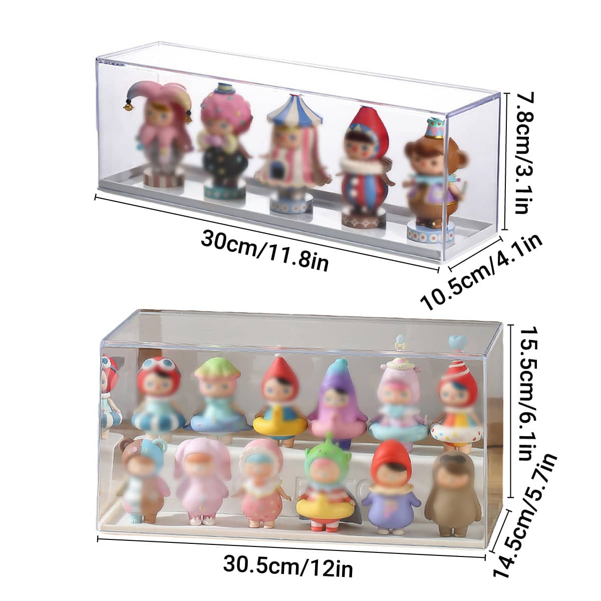 Transparent Blind Box Display Storage Box for Mini Figures - 2 Tier - view 4