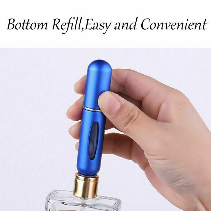 Travel Mini Refillable Perfume Atomiser Spray Bottle 5ml - Red - view 12