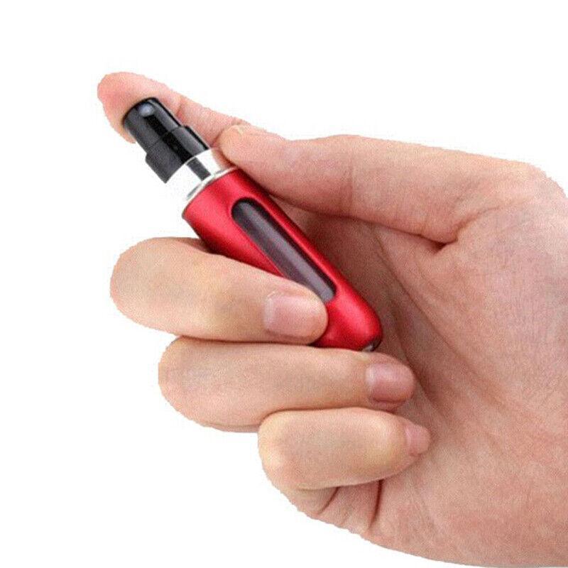 Travel Mini Refillable Perfume Atomiser Spray Bottle 5ml - Red - view 4