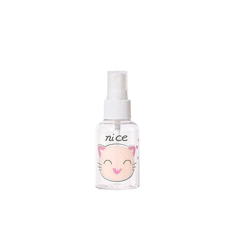 Travel Perfume Spray Bottle in Clear Plastic, 50 ml - Cat