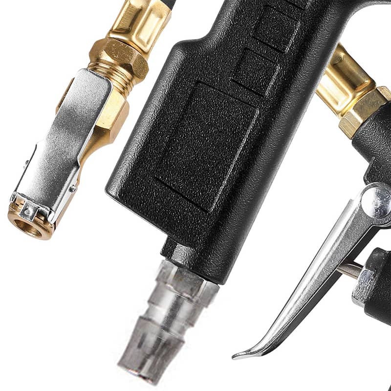 Tyre Pressure Gauge and Air Inflator Gun with 36 cm Hose for Cars and Motorcycles - view 5