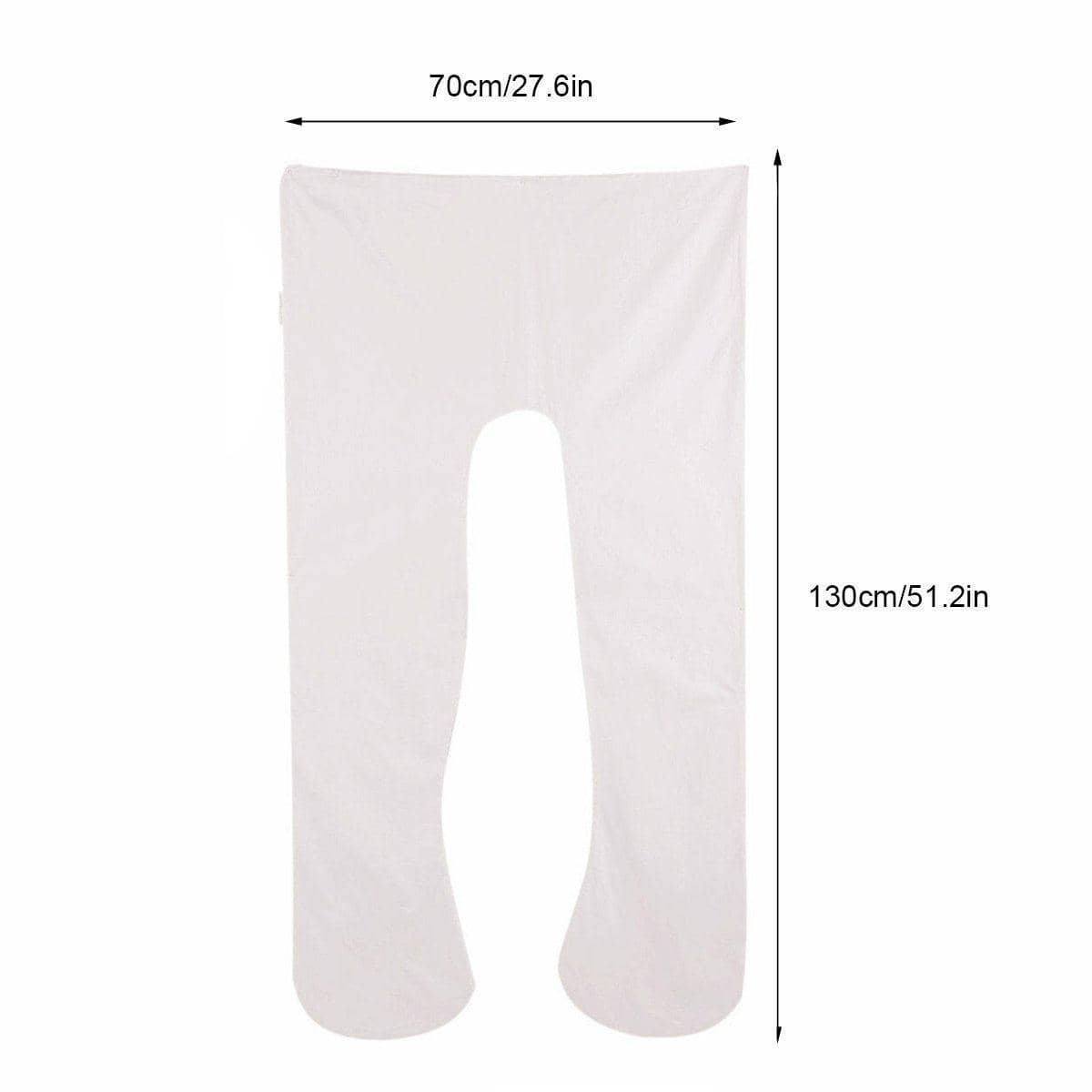 U-Shaped Maternity Pillow with Cotton Cover - Grey - view 4