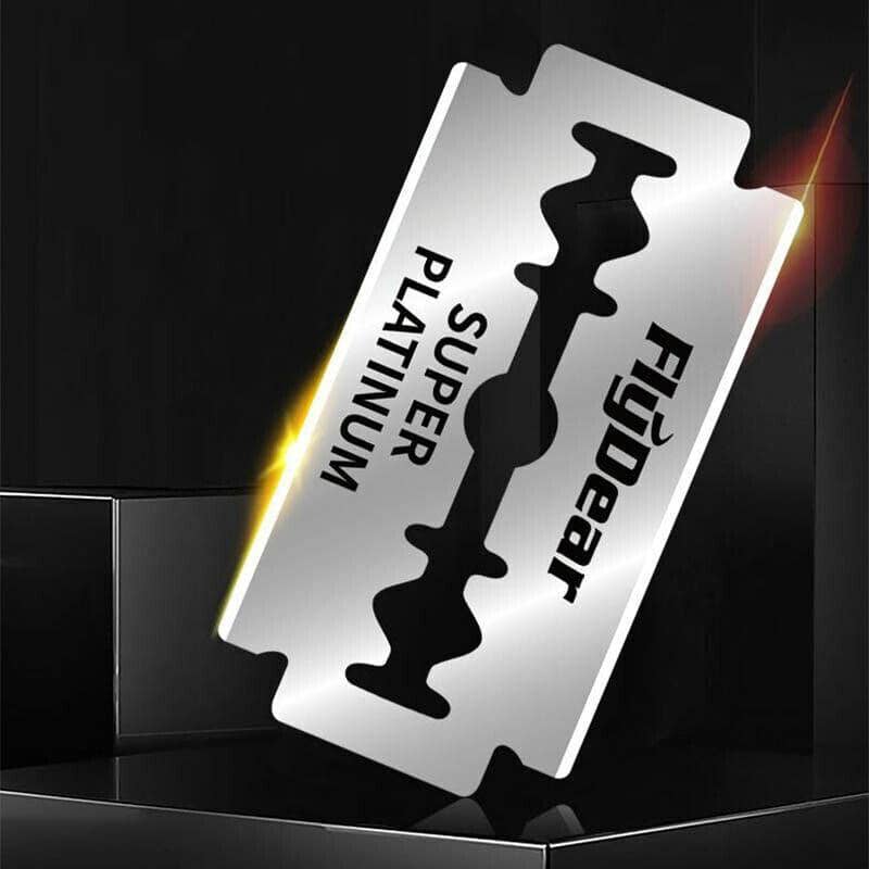 Ultra Sharp Platinum Double Edge Barber Razor Blades - Pack of 10 - view 4