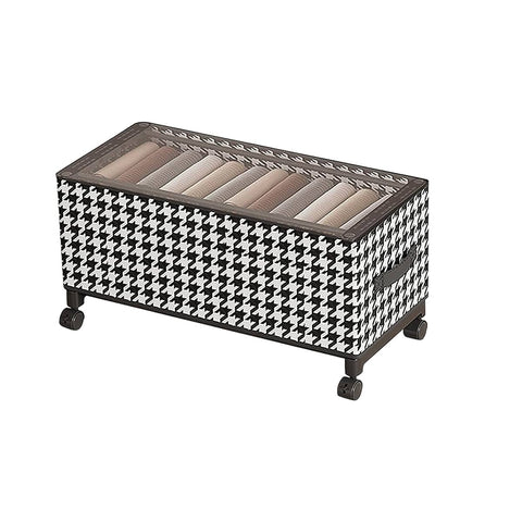 Under Bed Storage Box with Wheels Dustproof Large Capacity - 57 x 43 x 31 cm