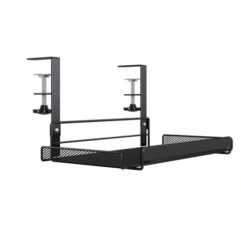 Under Desk Storage Shelf Organiser for Office and Home - Black
