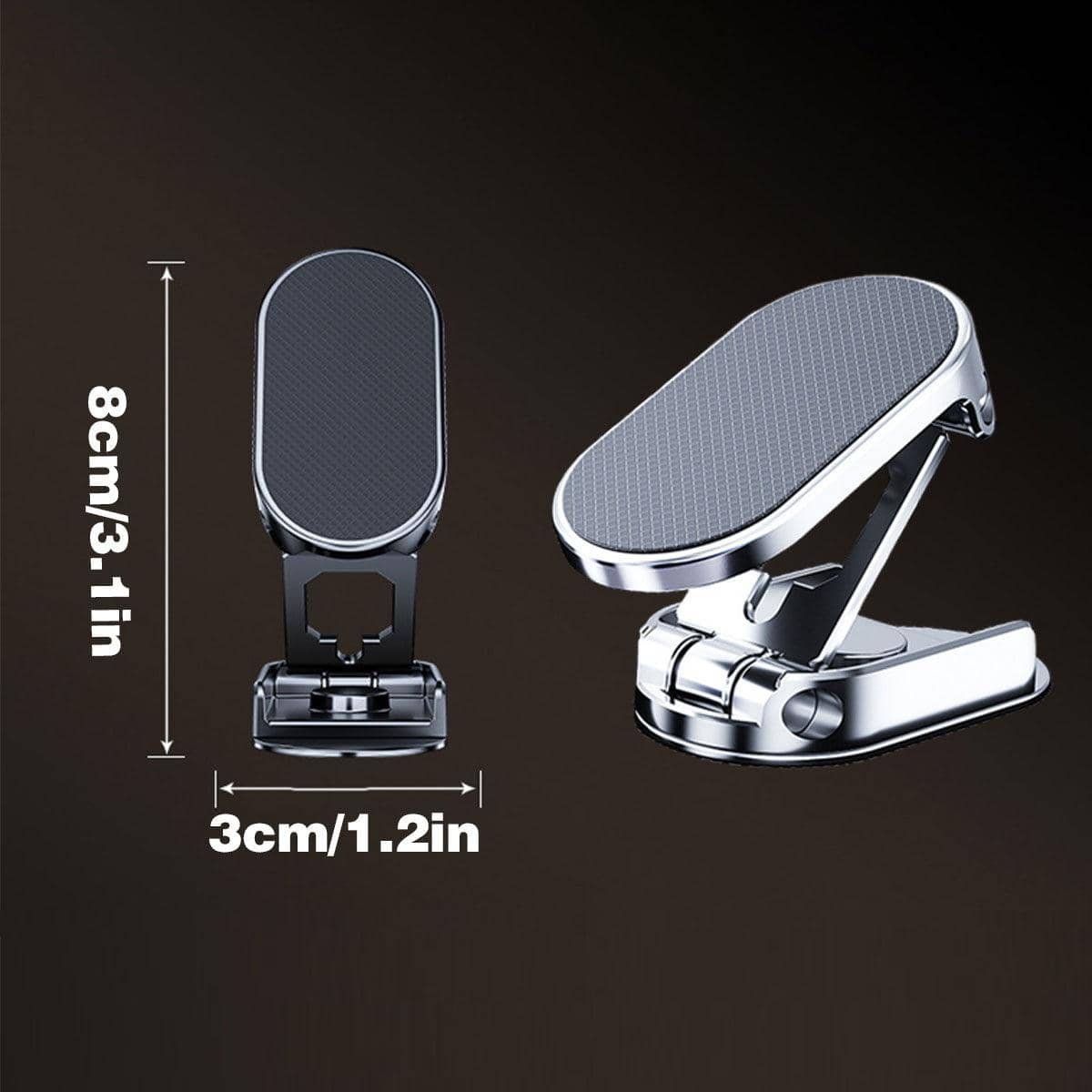 Universal 720 Degree Rotatable Car Phone Holder for Dashboard and Windscreen, Black - view 4