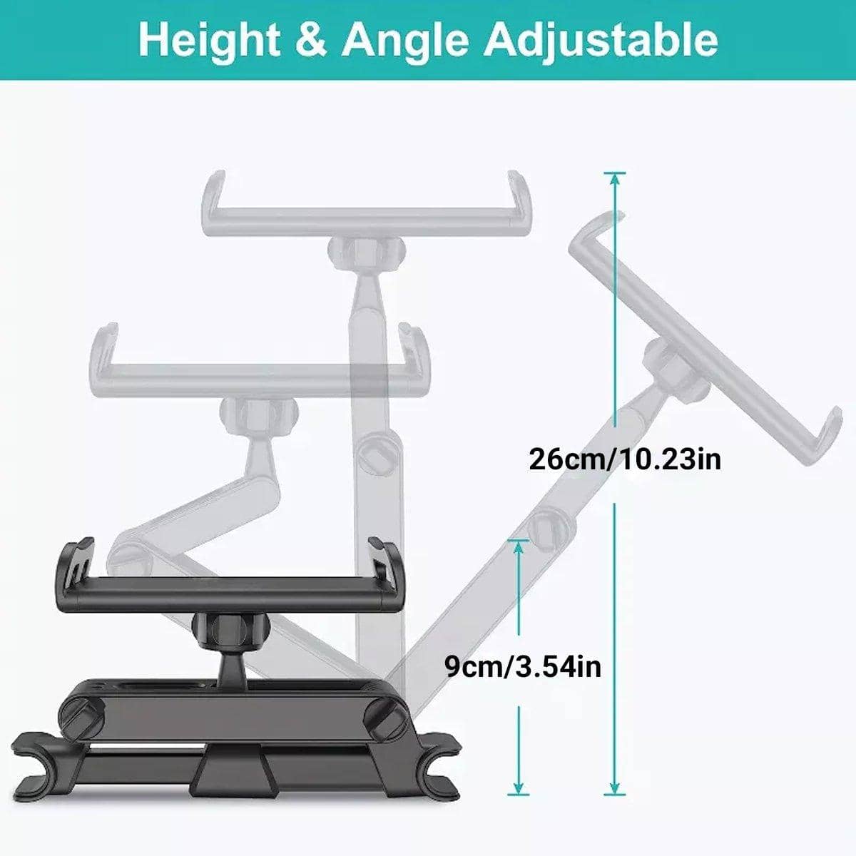 Universal Car Rear Seat Headrest Mount for Phone and Tablet Holder Stand - view 3