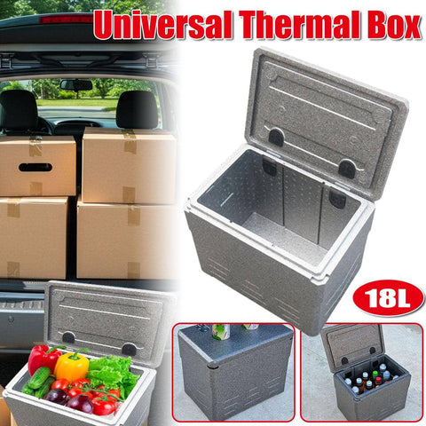 Universal Insulated Cooler Box, 18 Litre - Dark Grey