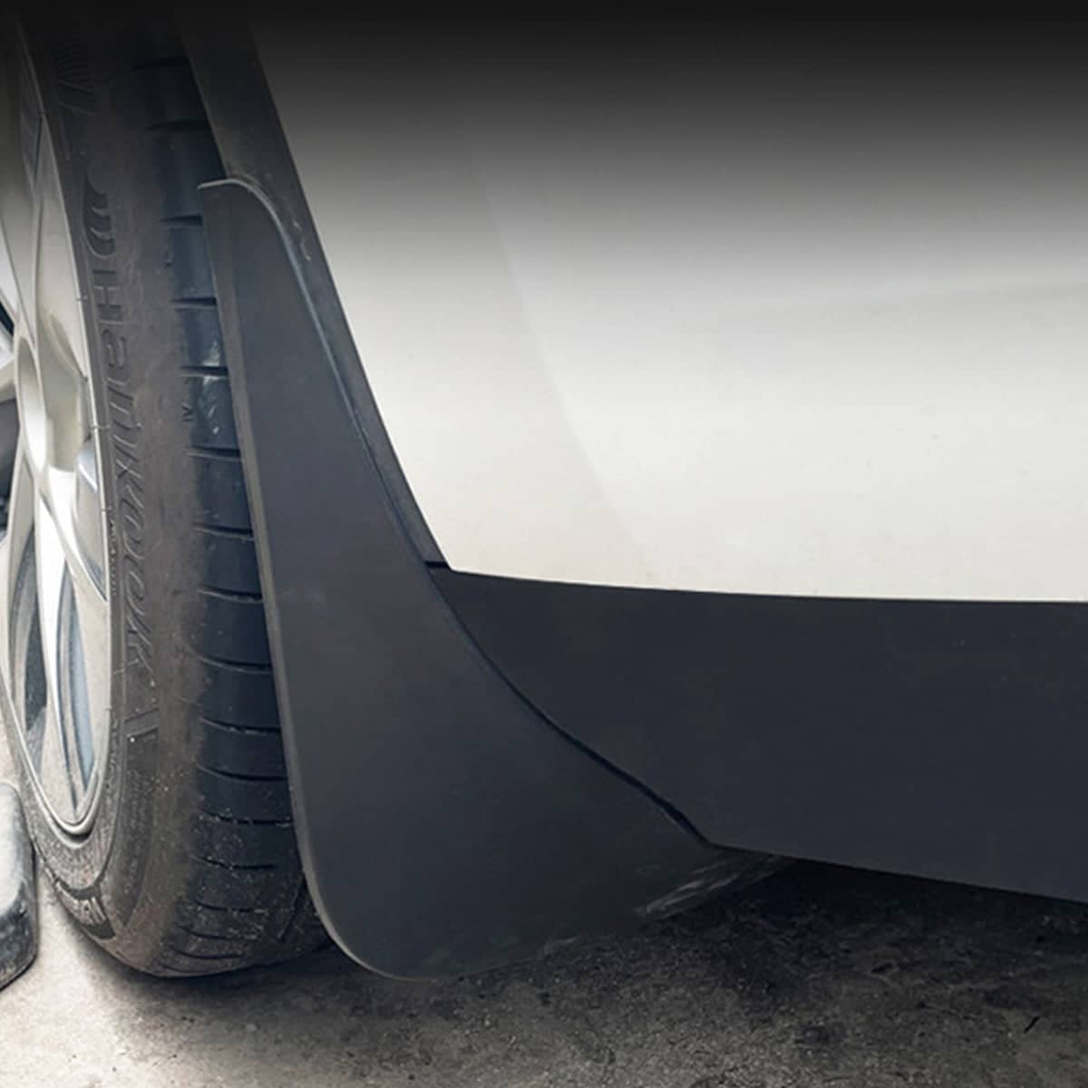 Universal Soft Rubber Car Mud Flaps No Drill Splash Guards, Pack of 4 - view 4