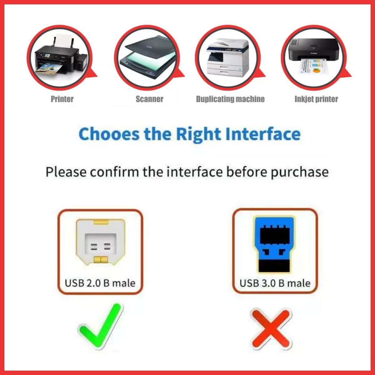 USB 2.0 Type A to Type B Printer Cable - 1.5 m - view 4