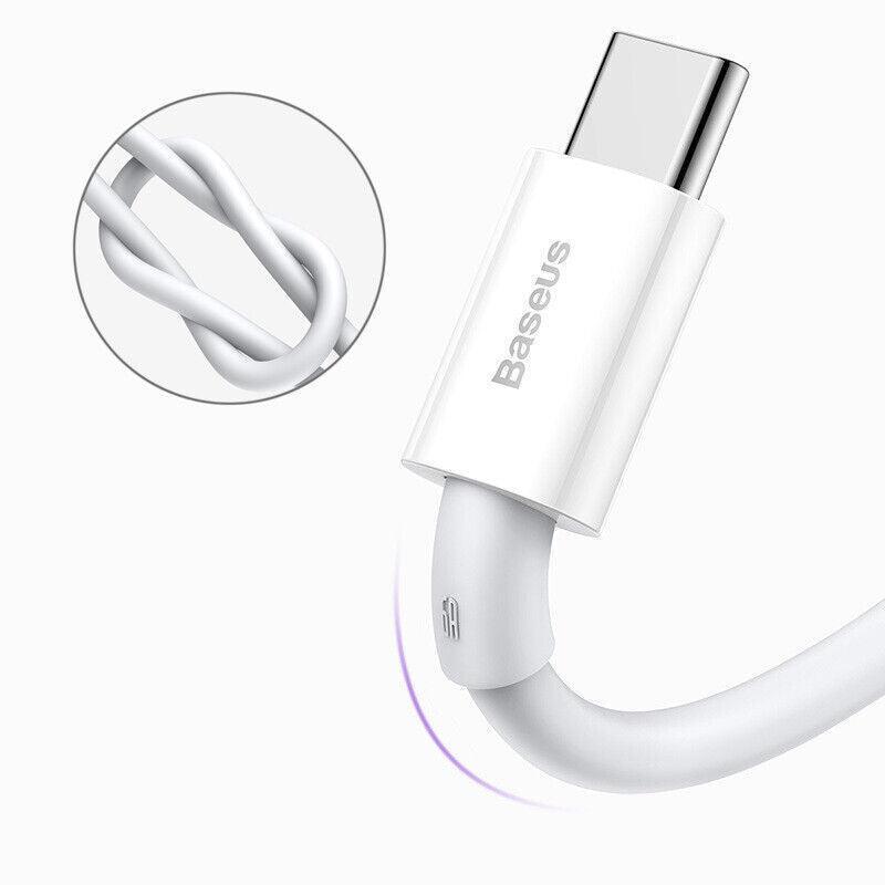 USB to Type-C Fast Charging Cable 66W - White, 2 m, Pack of 2 - view 5