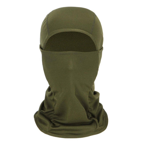 UV Protection Balaclava Face Mask for Skiing and Cycling - Green