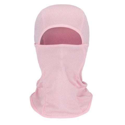 UV Protection Balaclava Face Mask for Skiing and Cycling - Pink
