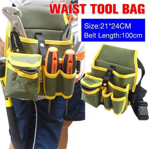 Waist Tool Bag with Adjustable 100 cm Belt
