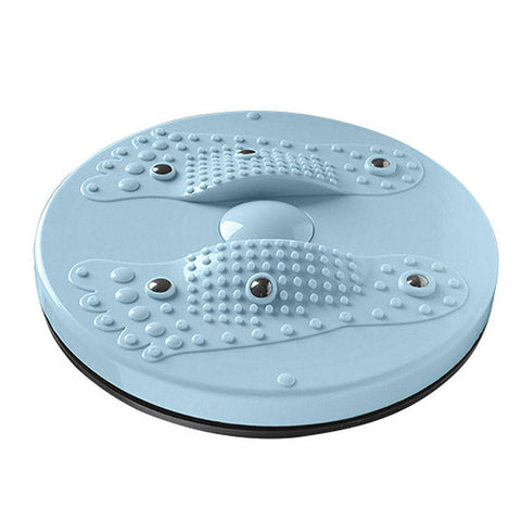 Waist Twisting Disc for Home Gym and Yoga Abdominal Workouts - Blue