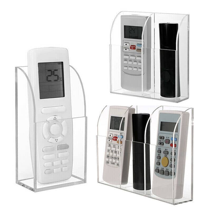 Wall Mount Clear Acrylic Remote Control Holder - 1 Case (65 x 45 x 140 mm) - view 3