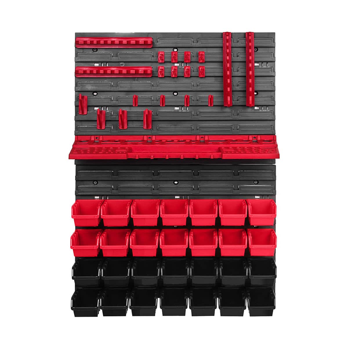 Wall Mounted Pegboard Tool Organiser Set of 49 Storage Boxes - view 2