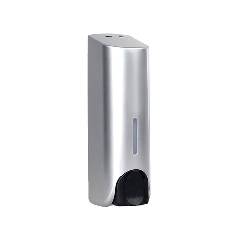 Wall Mounted Soap Dispenser - Single Chamber, Silver