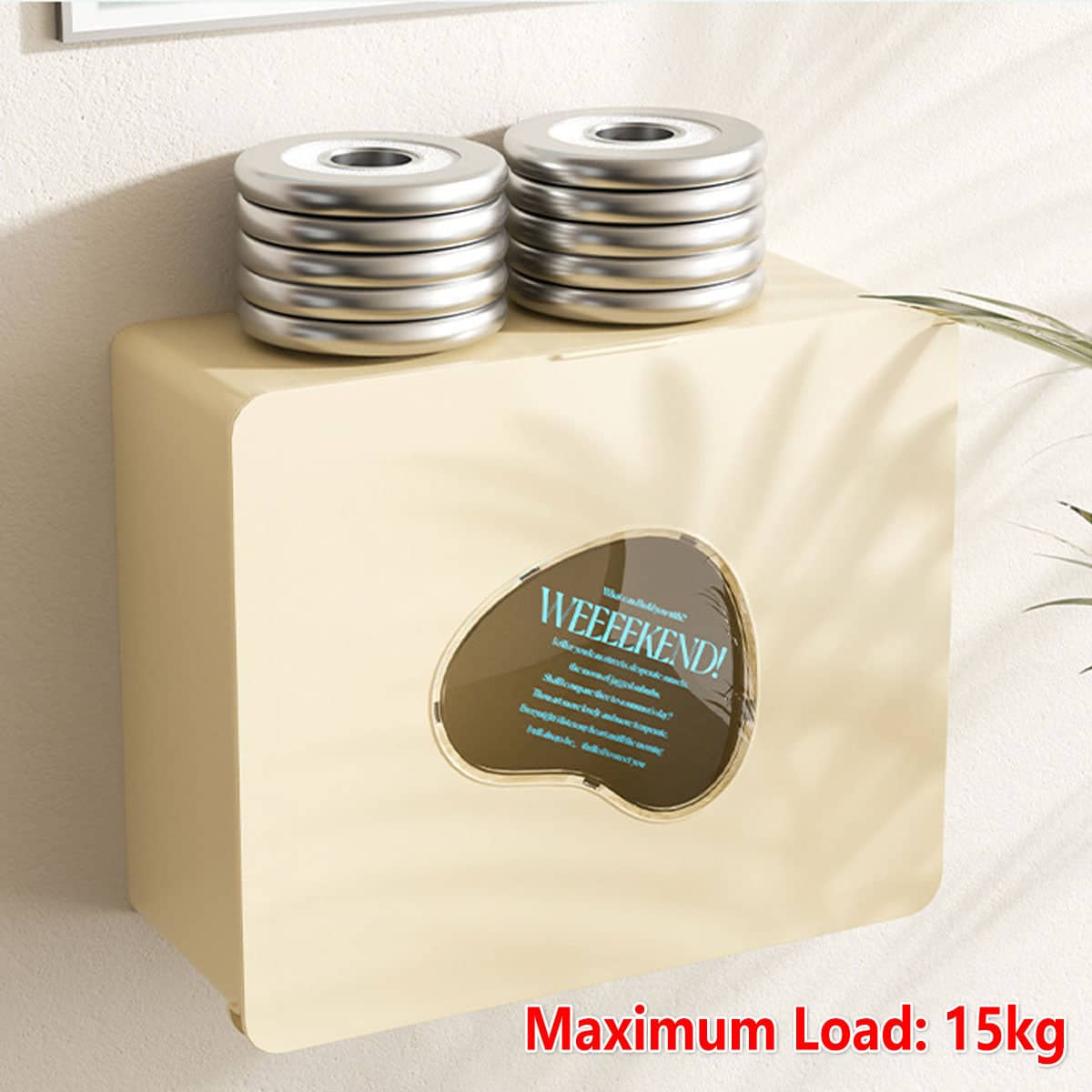 Wall Mounted Storage Box for Narrow Gaps, Bathroom Organiser 30 x 13 x 25 cm - view 4