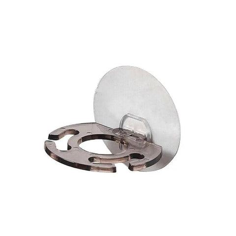 Wall Mounted Toothbrush and Toothpaste Holder with Suction Cup - Grey