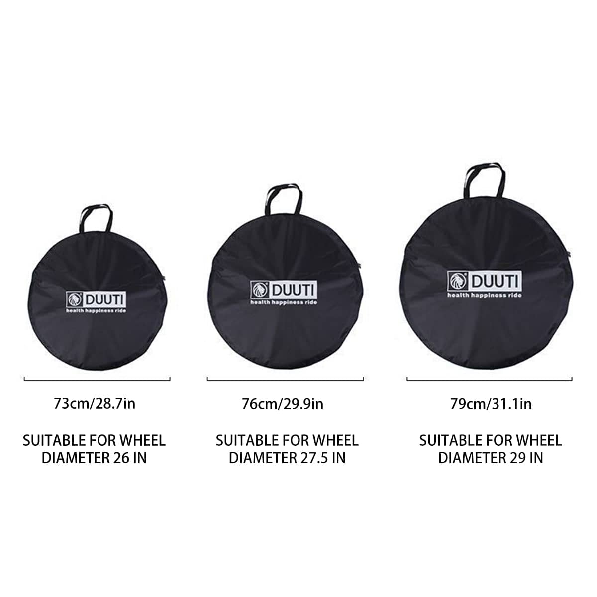 Water-Resistant Bike Wheel Bag - Black, 79 cm (31.1 Inch) for 29 Inch (74 cm) Wheels - view 4