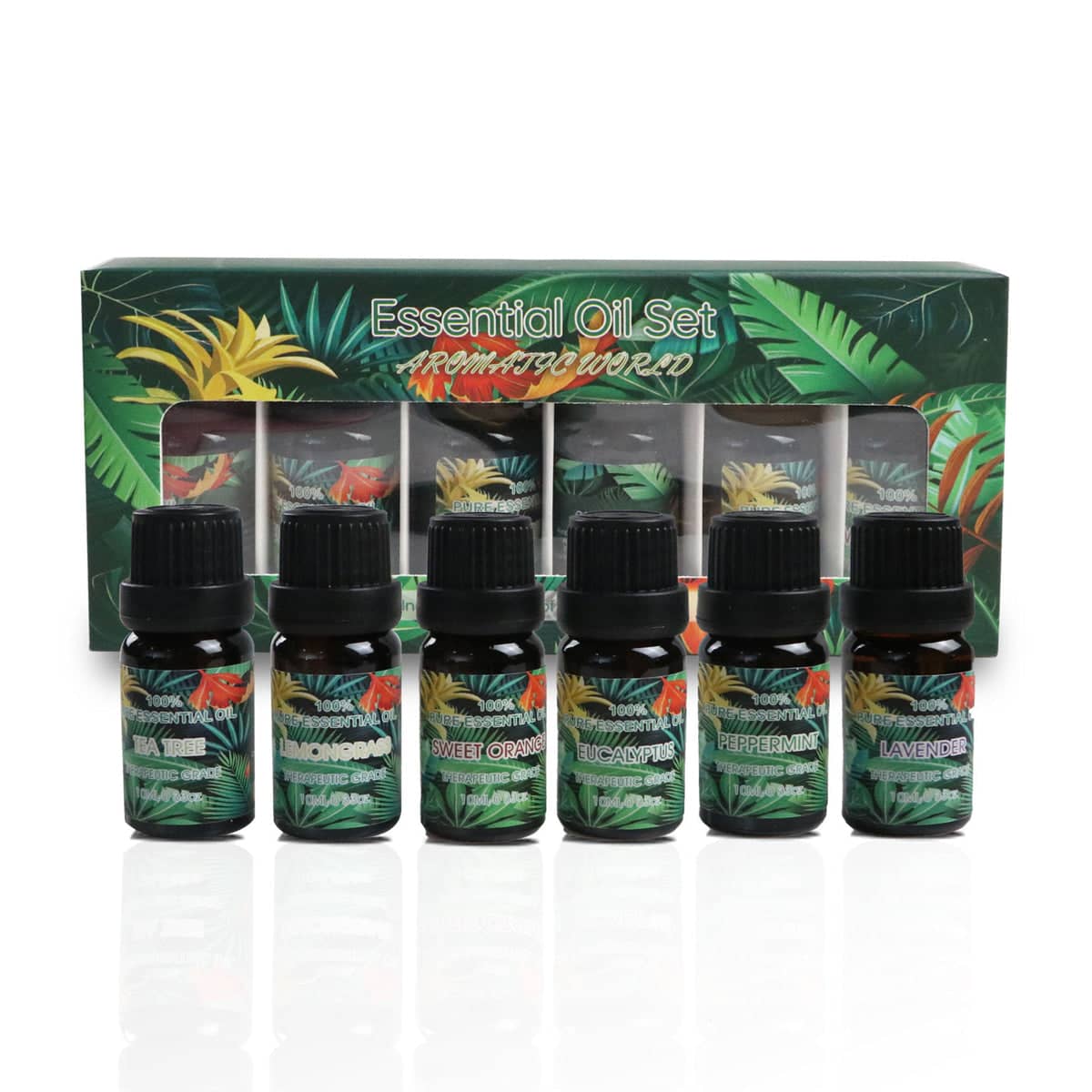 Water-Soluble Aromatherapy Essential Oils, 6 Pack - Green Box