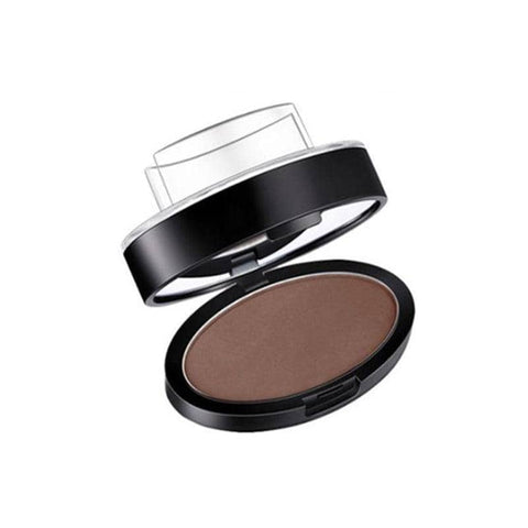 Waterproof Eyebrow Shadow Stamp Kit, Natural Shape Brow Powder - Light Brown