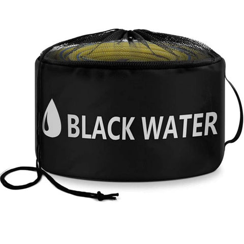 Waterproof Hose Storage Bag for Caravan, RV and Camping - Black