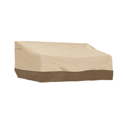 Waterproof Patio Furniture Cover, Oxford Cloth - Beige and Brown, 85 x 80 x 91.5cm