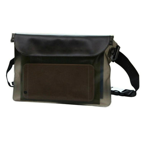 Waterproof Waist Bag for Swimming and Boating - Grey