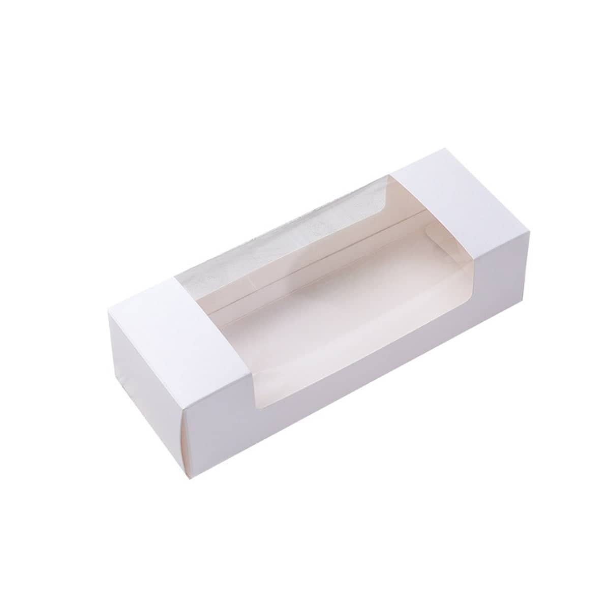 White Gift Boxes with Clear Window Set of 50 for Jewellery and Retail Presentation - view 2