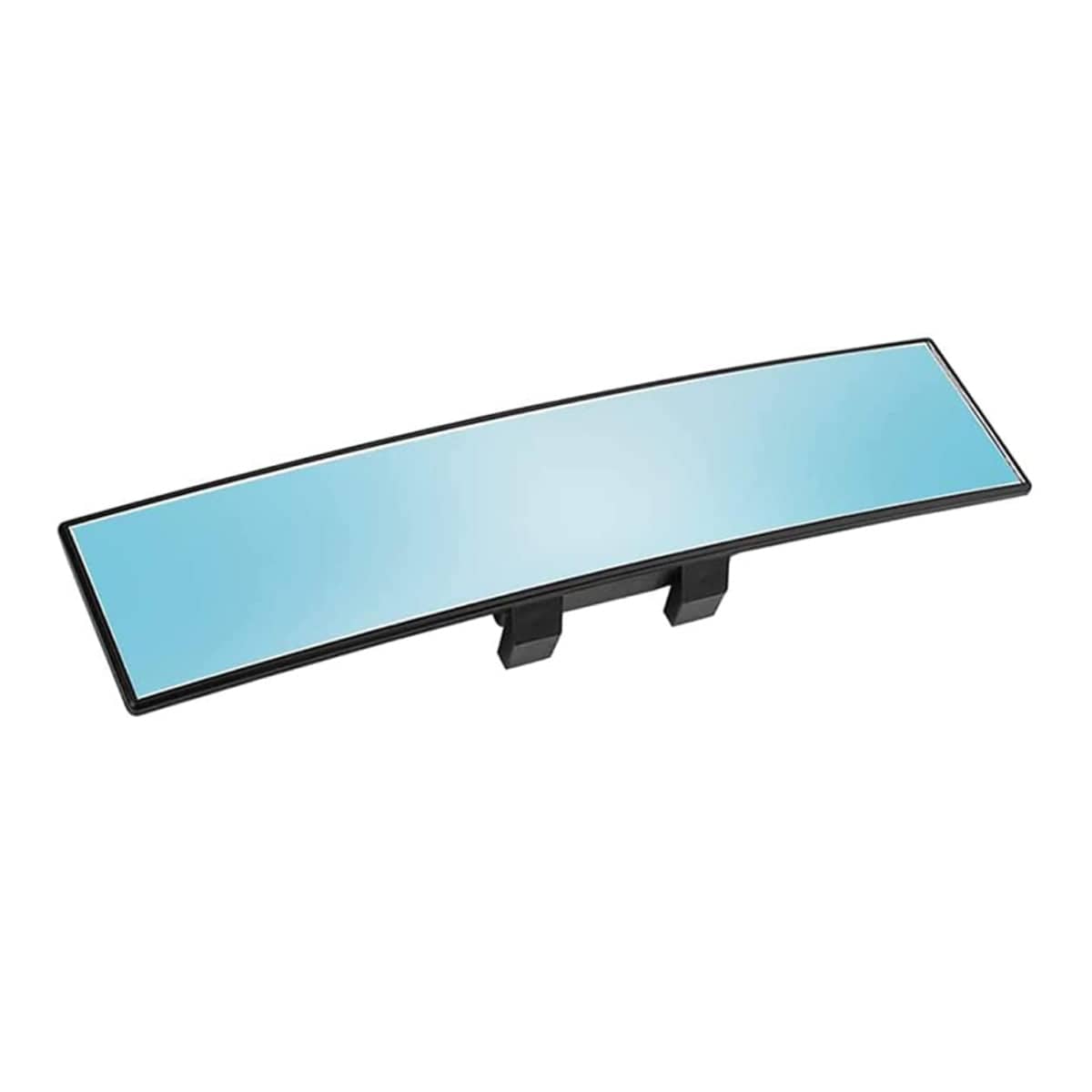 Wide View Curved Blue Car Rearview Mirror, Anti Glare Anti Fog Indoor Mirror - view 2