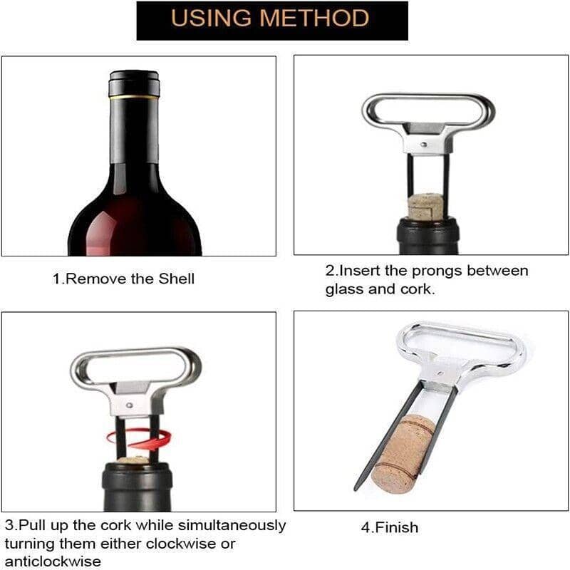 Wine Cork Puller with Protective Sheath for Fragile Corks - view 5