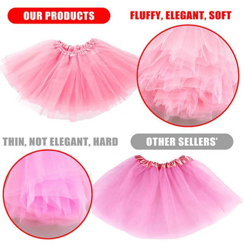 Womens Tulle Tutu Skirt for Dress-Up, Parties and Dance - Green - view 8