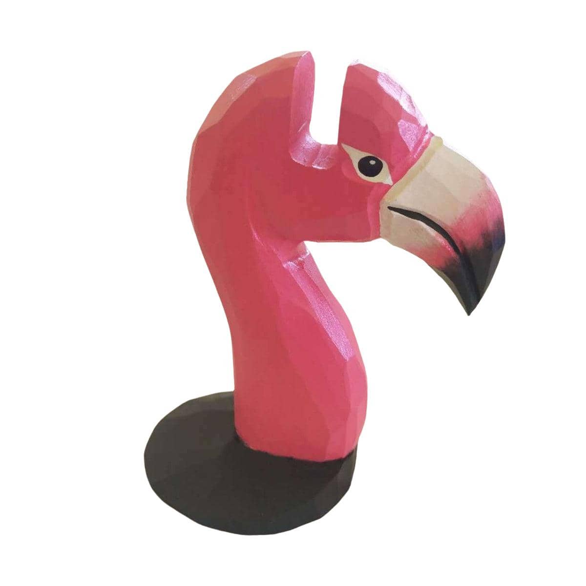 Wooden Animal Eyeglasses Holder - Pink Flamingo