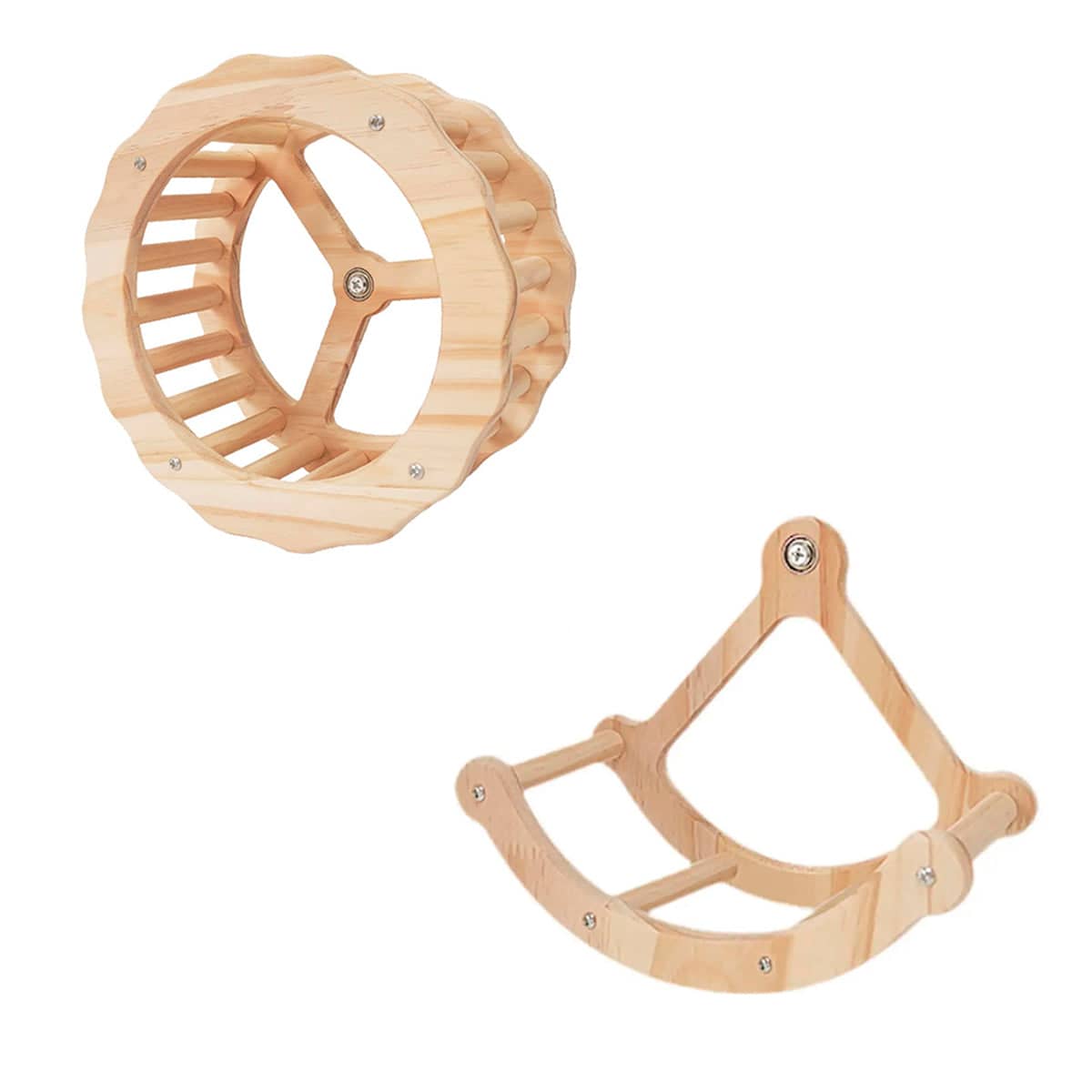 Wooden Bird Toy for Climbing and Resting - Swing Rocker - view 3