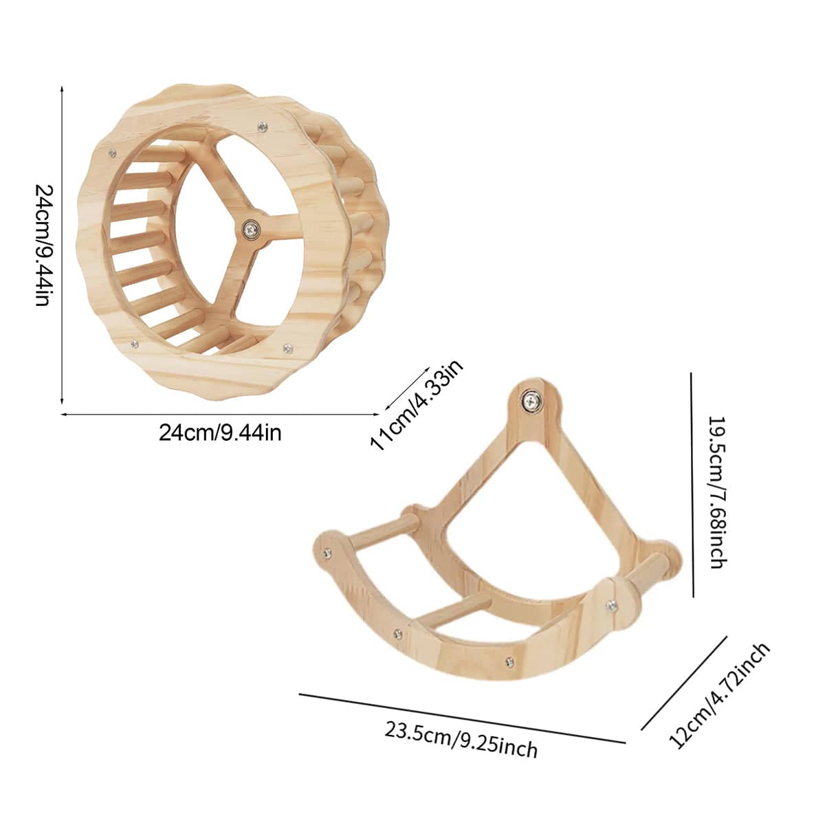 Wooden Bird Toy for Climbing and Resting - Swing Rocker - view 4