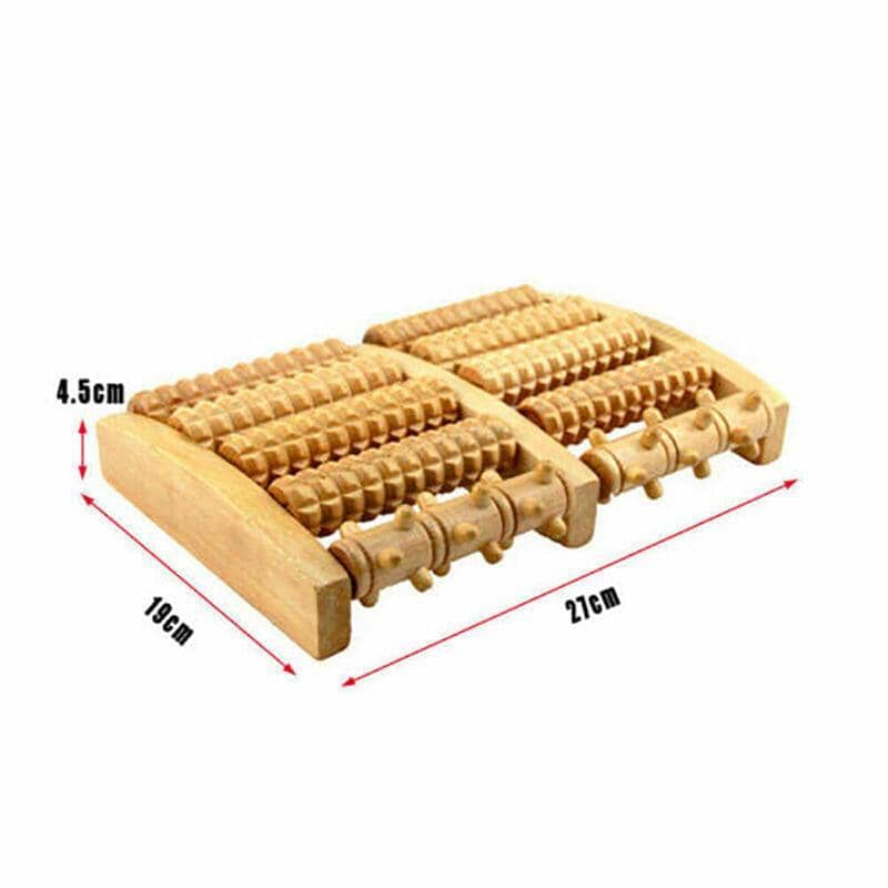 Wooden Foot Roller Massager for Home or Office, Large - view 3