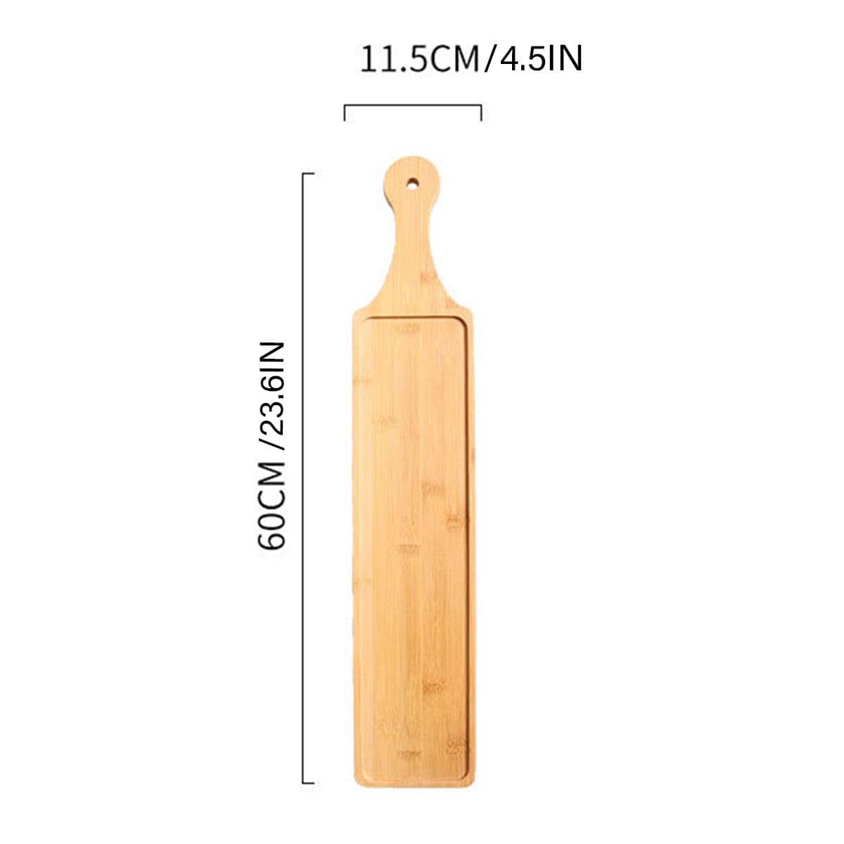 Wooden Serving Tray with Handle, 60 x 11.5 cm - view 3