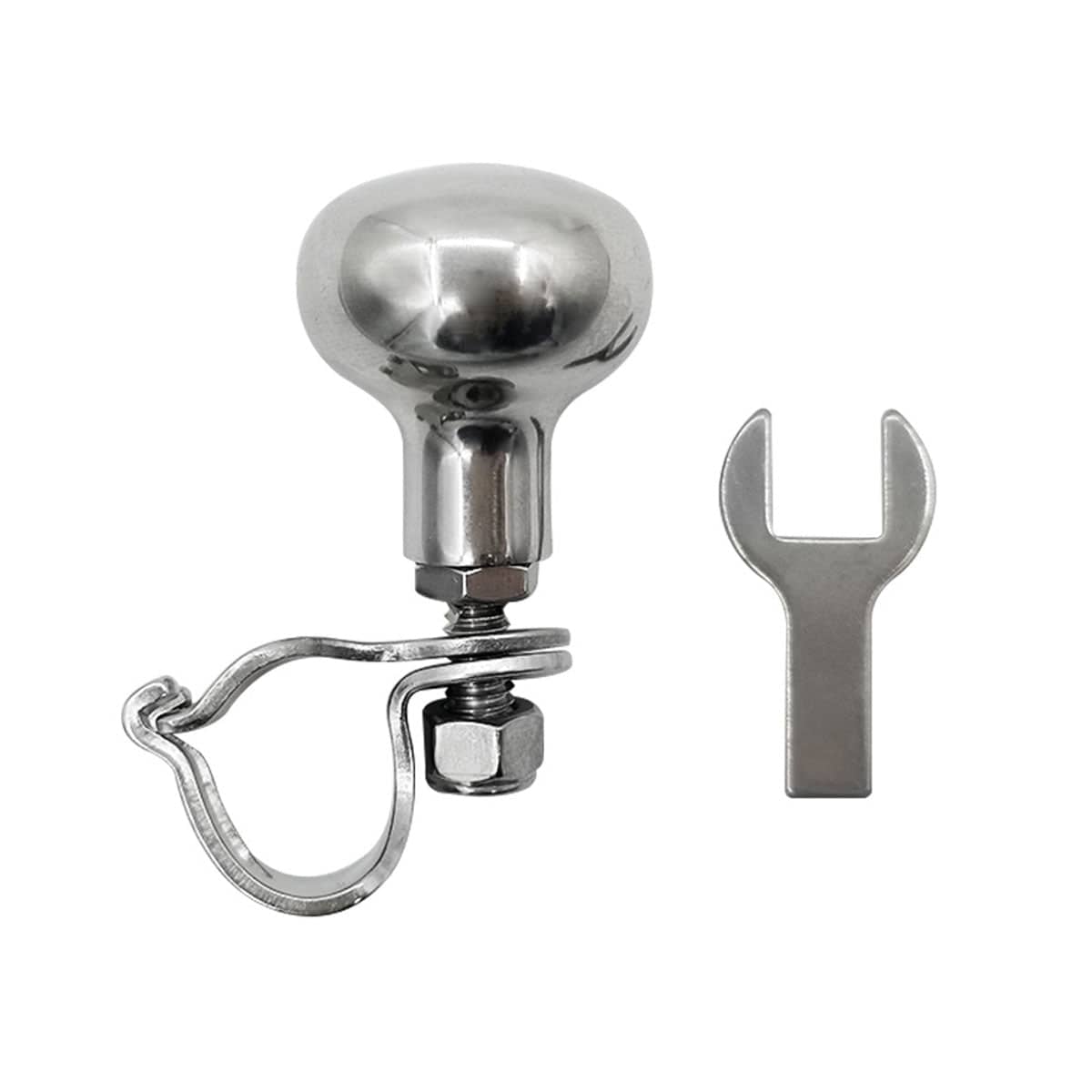 Yacht Steering Wheel Power Ball Grip, 316 Stainless Steel Marine Hand Control - view 2