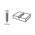Dremel Tungsten Carbide Cutter 3.2mm - 9903 - Silver - 1 Pack - SuperSaverAU - view 2
