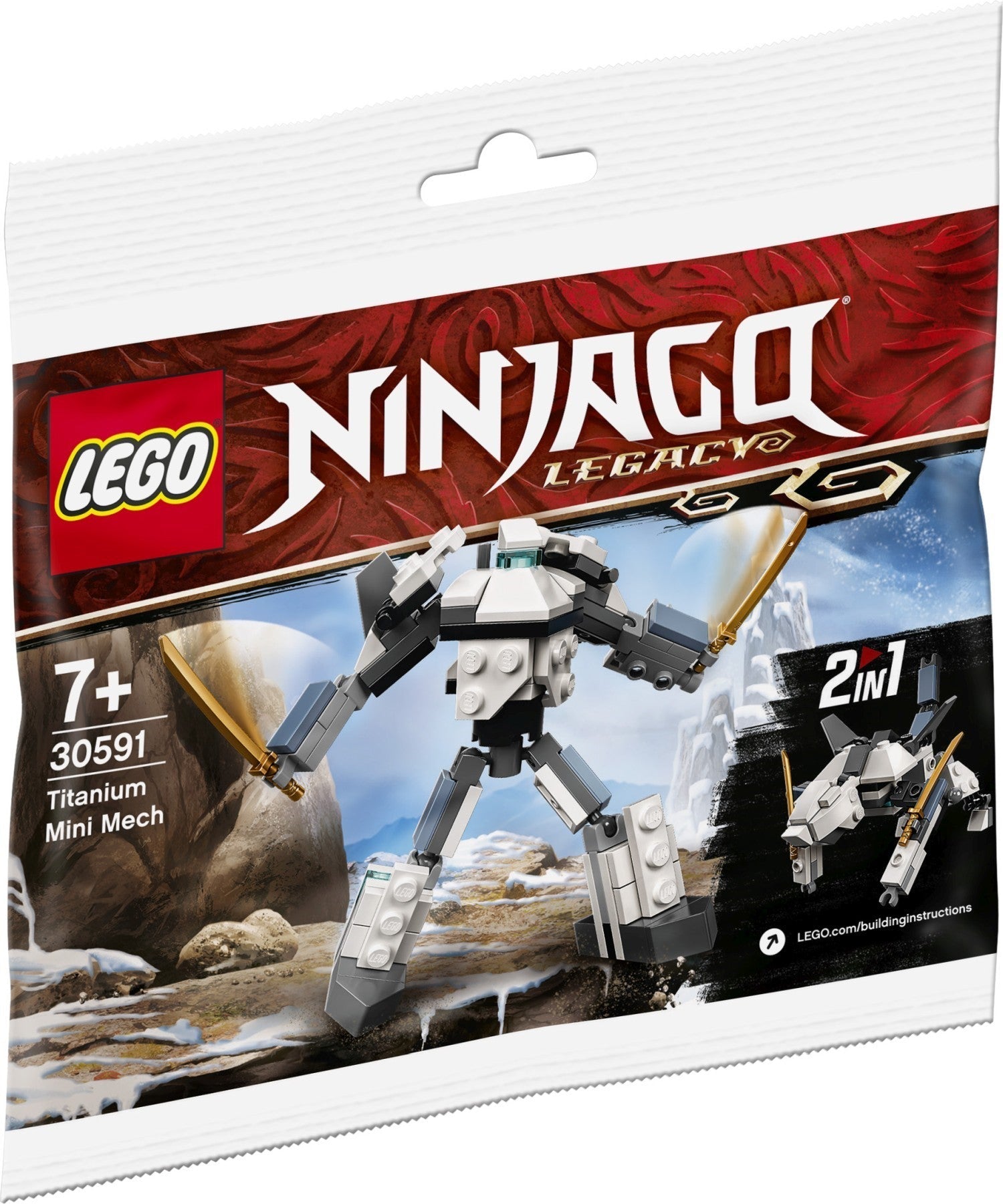 LEGO 30591 Ninjago Titanium Mini Mech - SuperSaverAU - view 1