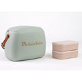Polarbox 6L Cooler Bag with 2 Lunch Box Containers - Green Tea, Holds Up to 8 Cans - PLBC6GTG
